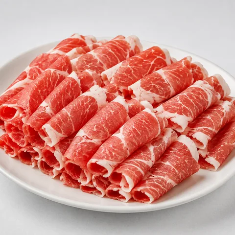 Свежая баранина к хого 精品羊肉卷