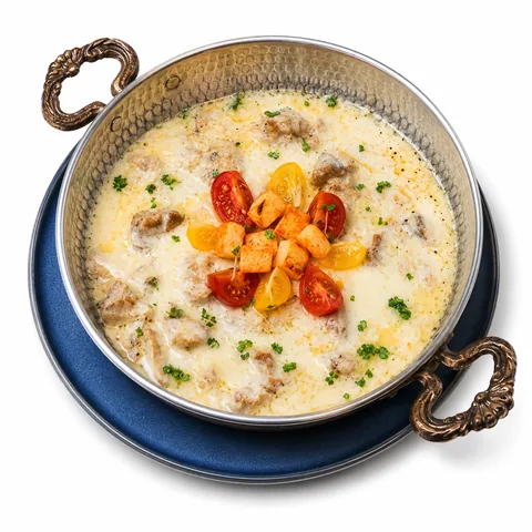 Жюльен с курицей и грибами