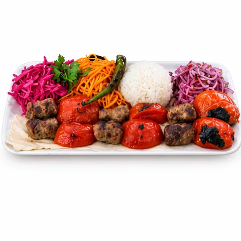 Шашлык с помидорами