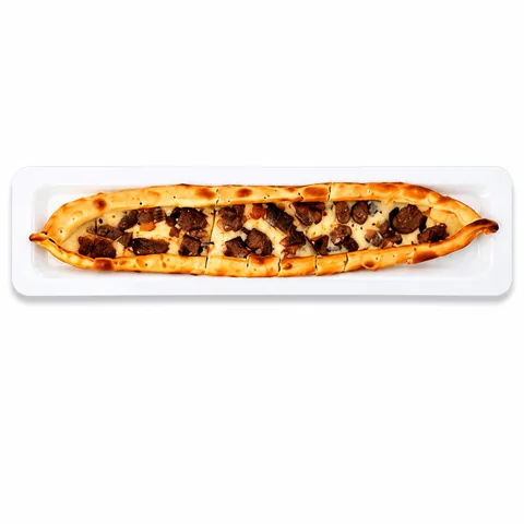 Пиде с жареным мясом