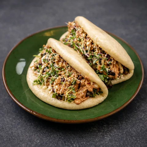 Паровые булочки с хрустящей уткой