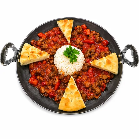 Сач тава с мясом