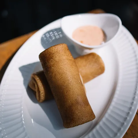 Блины с курицей и грибами