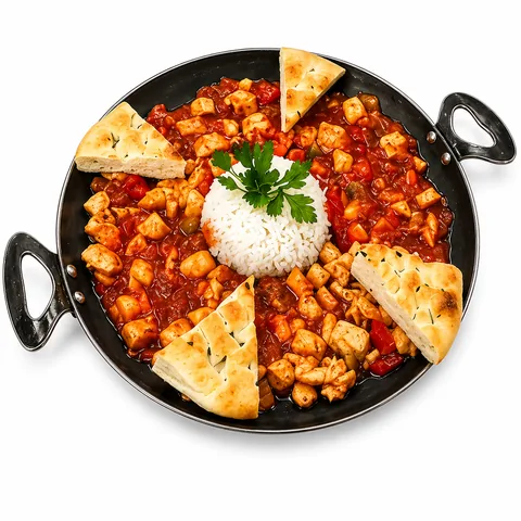 Сач тава с курицей