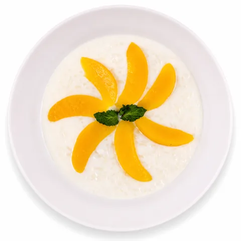 Каша рисовая с персиком