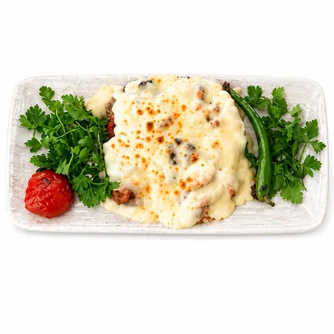 Курица с сыром и баклажаном