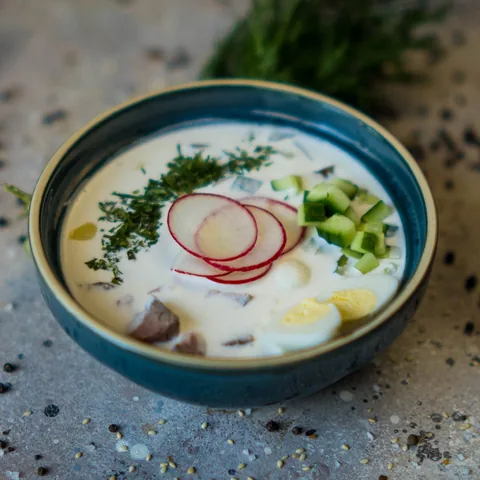 ОКРОШКА С МЯСОМ