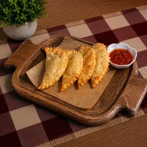 Мини чебуреки с мясом