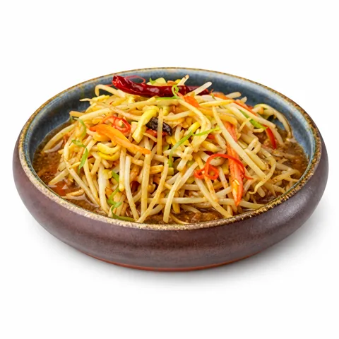 Маринованные ростки сои